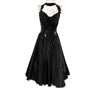 NADINE  Formal Shorter  Dress Holiday Party Size 3 Sequins